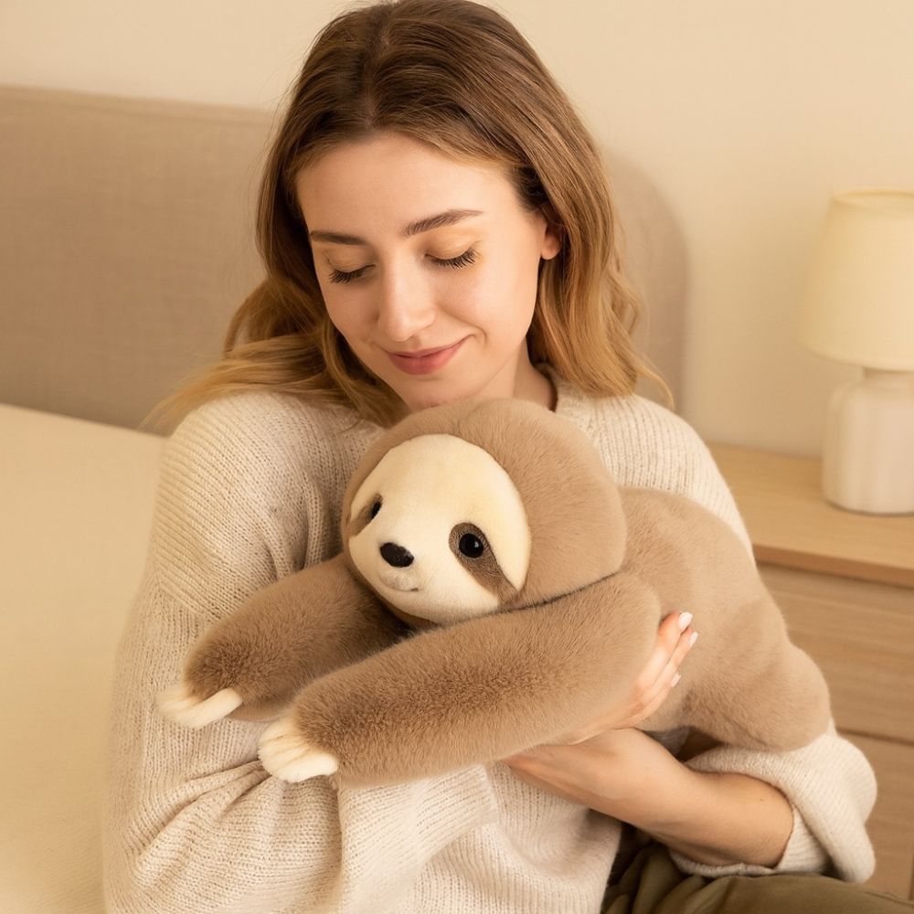 Hug-Shaped Plush Toy Soft Polyester Stress Relief 45cm
