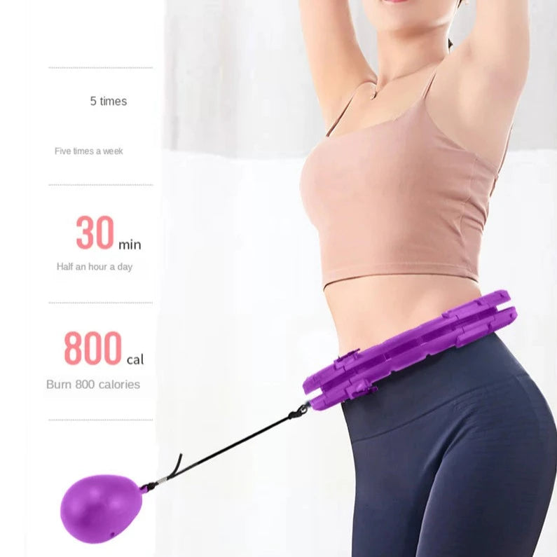Hula Hoop Weighted & Adjustable Detachable Links