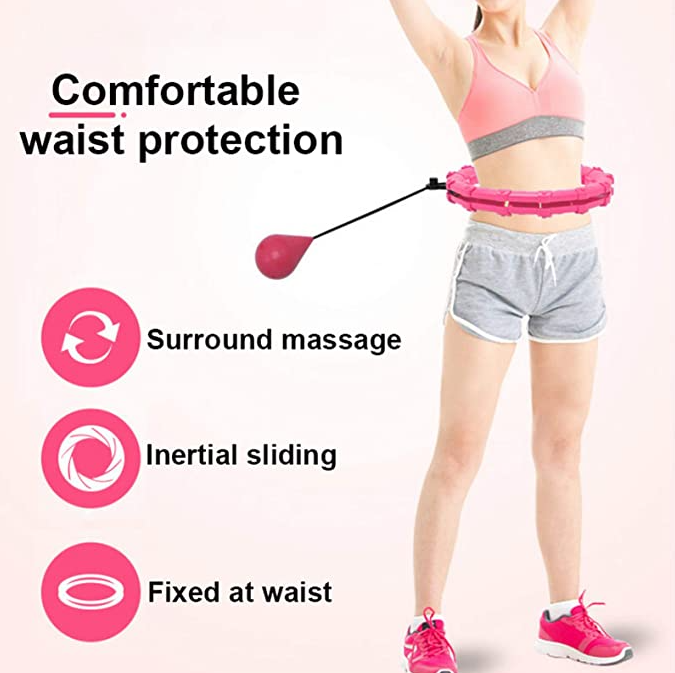 Hula Hoop Weighted & Adjustable Detachable Links