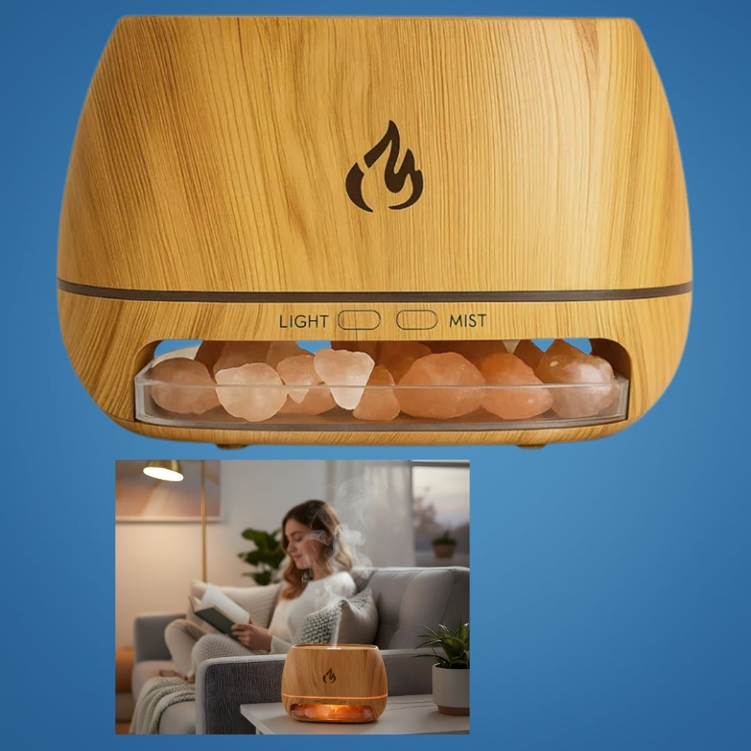 Humidifier Himalayan Salt Stones Ultrasonic Mist