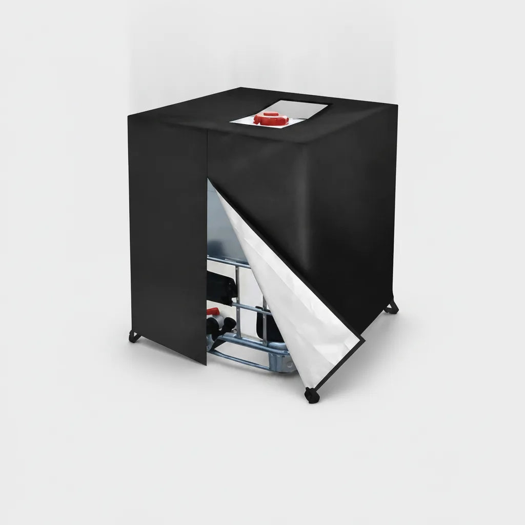 IBC Tank Cover Oxford 210D UV-Reflective Drawstring Fits 1000L