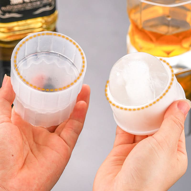 Ice Ball Maker Slow-Melting BPA-Free Silicone Stackable & Leak-Proof