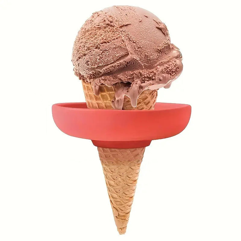 Ice Cream & Popsicle Holder Drip Catch BPA-Free Silicone