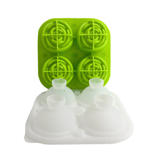 Ice Cube Mold Rose-Shaped Slow-Melting Food-Grade Silicone