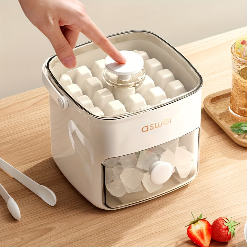 Ice Cube Tray Cordless Button-Release Pull-Out Drawer