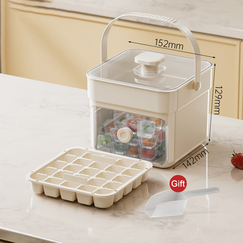 Ice Cube Tray One-Press Release BPA-Free & Stackable