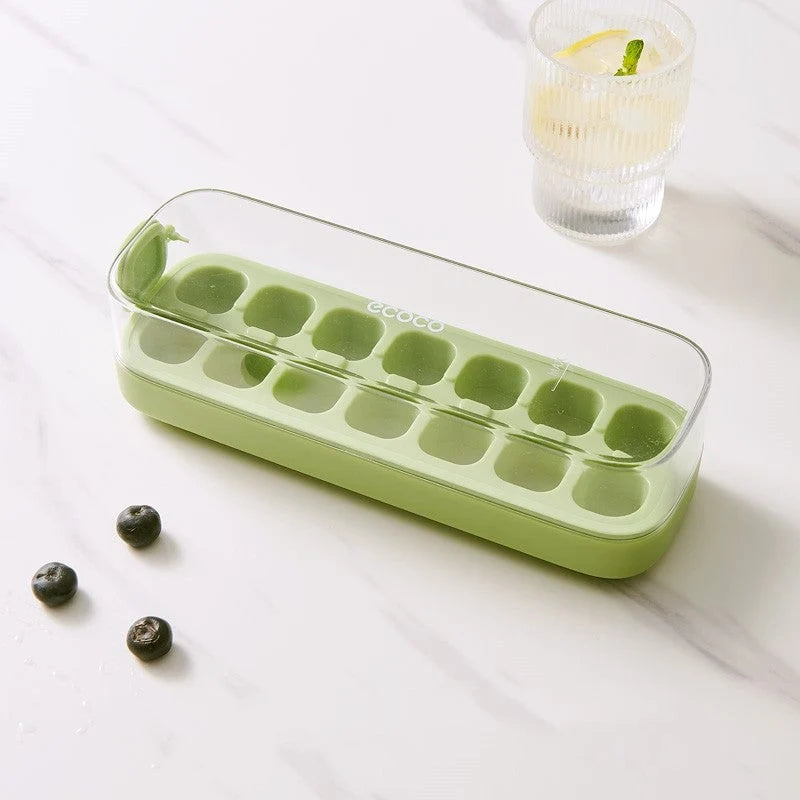 Ice Cube Tray Press-To-Release Adjustable Sizes BPA-Free