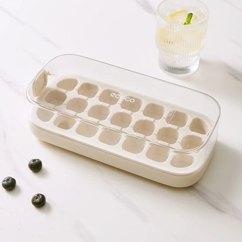 Ice Cube Tray Press-To-Release Adjustable Sizes BPA-Free