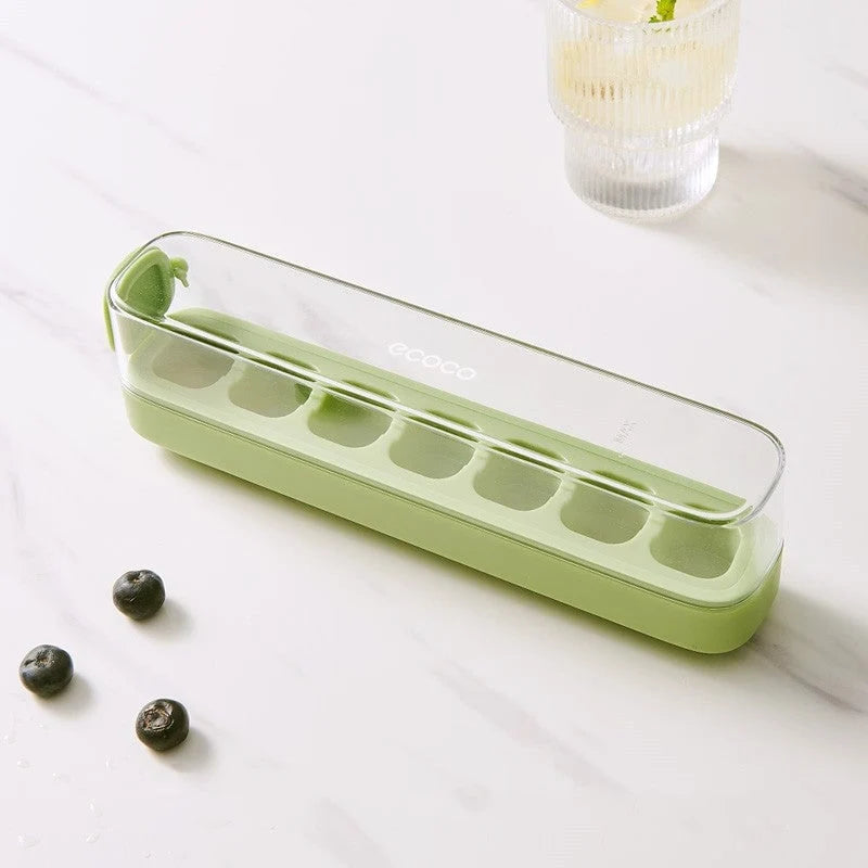Ice Cube Tray Press-To-Release Adjustable Sizes BPA-Free