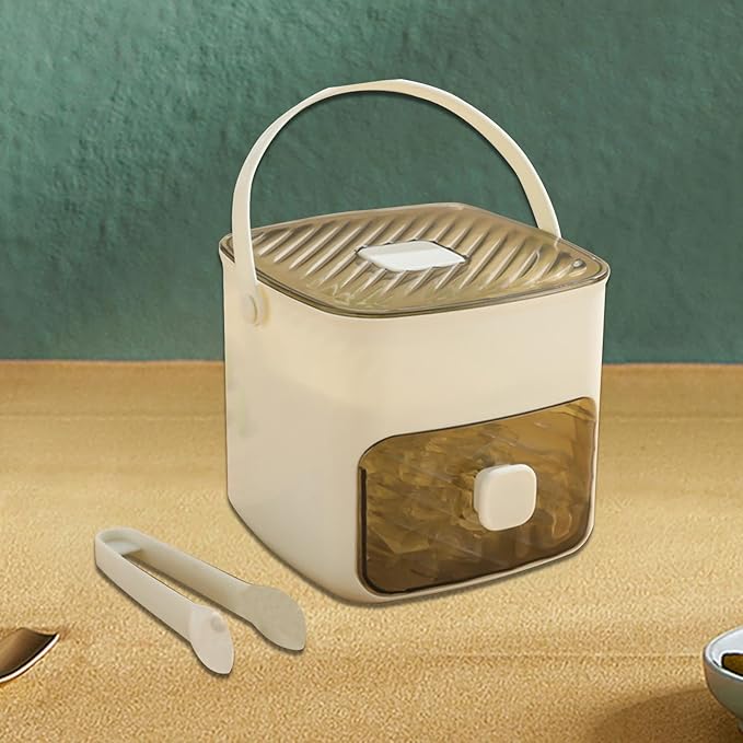 Ice Cube Tray Push-Button Release Stackable Hygienic 48 Cubes