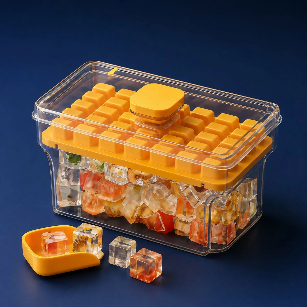 Ice Cube Tray Set Easy Release Hygienic Storage