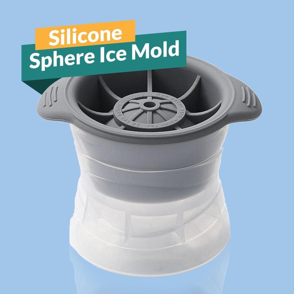Ice Sphere Mold Silicone Large 2.6 Inch Slow Melting