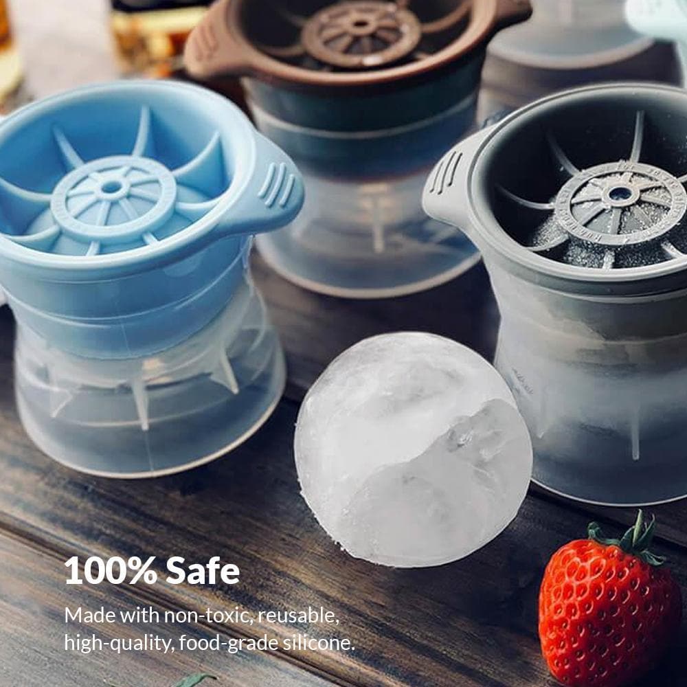 Ice Sphere Mold Silicone Large 2.6 Inch Slow Melting
