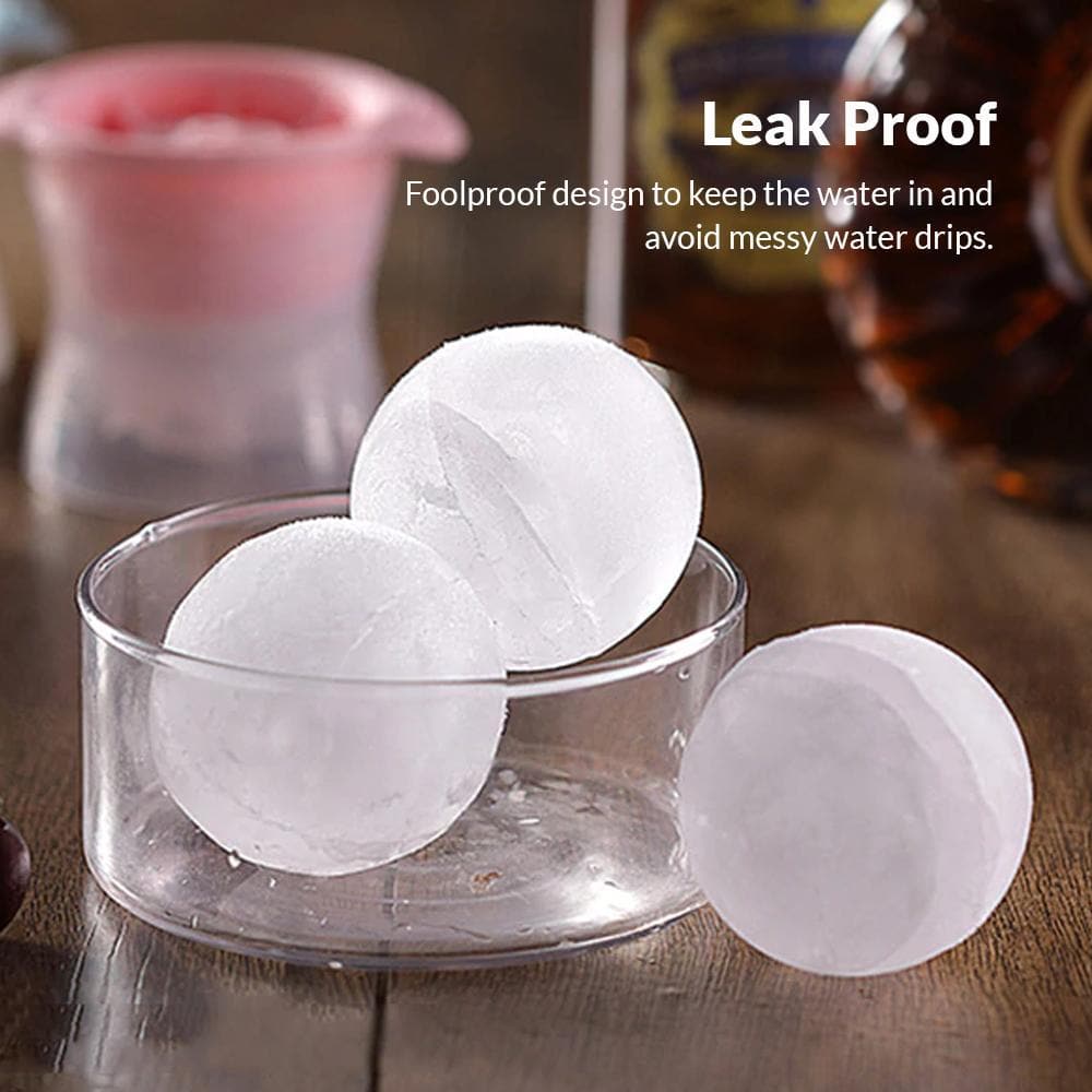 Ice Sphere Mold Silicone Large 2.6 Inch Slow Melting