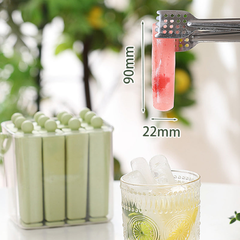 Ice Stick Mold Set Flexible Silicone Fits Narrow Bottles