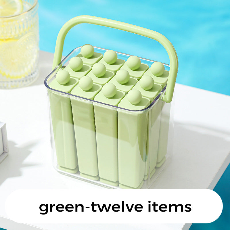 Ice Stick Tray Flexible Silicone Sealed Storage Box