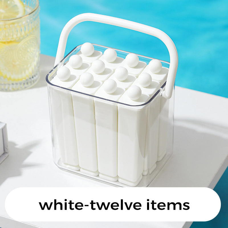 Ice Stick Tray Flexible Silicone Sealed Storage Box