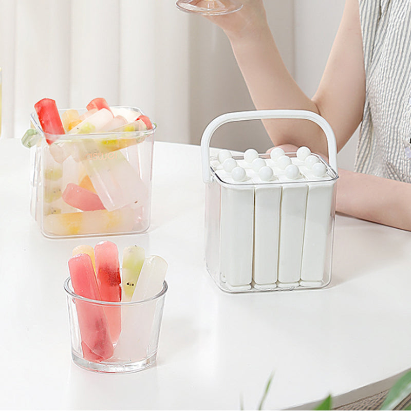 Ice Stick Tray Flexible Silicone Sealed Storage Box