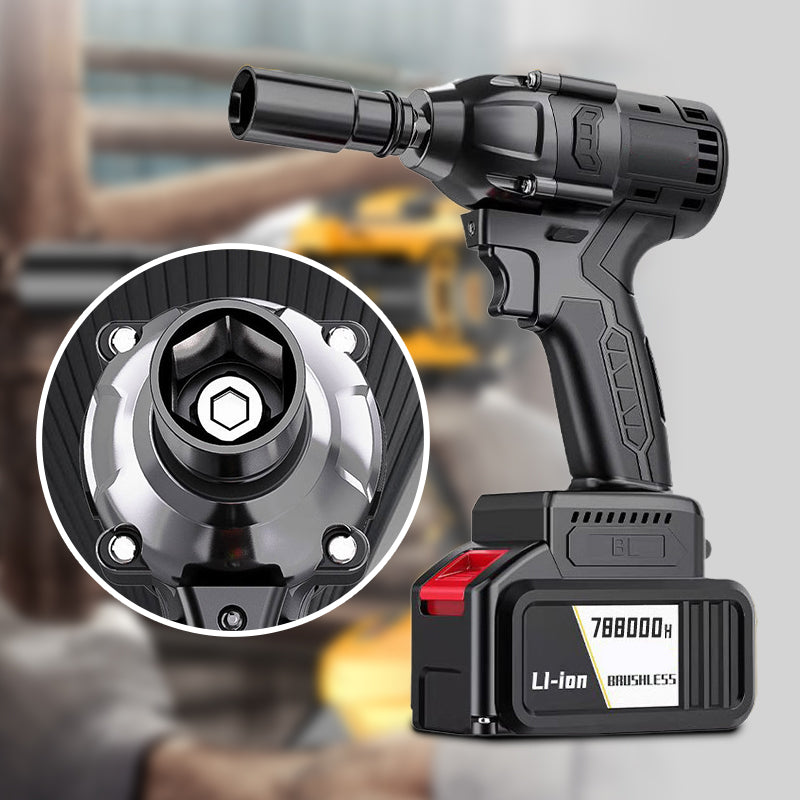 Impact Wrench Cordless Brushless Motor Up To 480 Nm