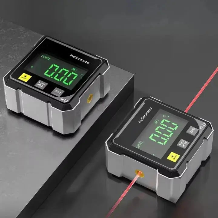 Inclinometer Bright Display Laser Line Magnetic Base