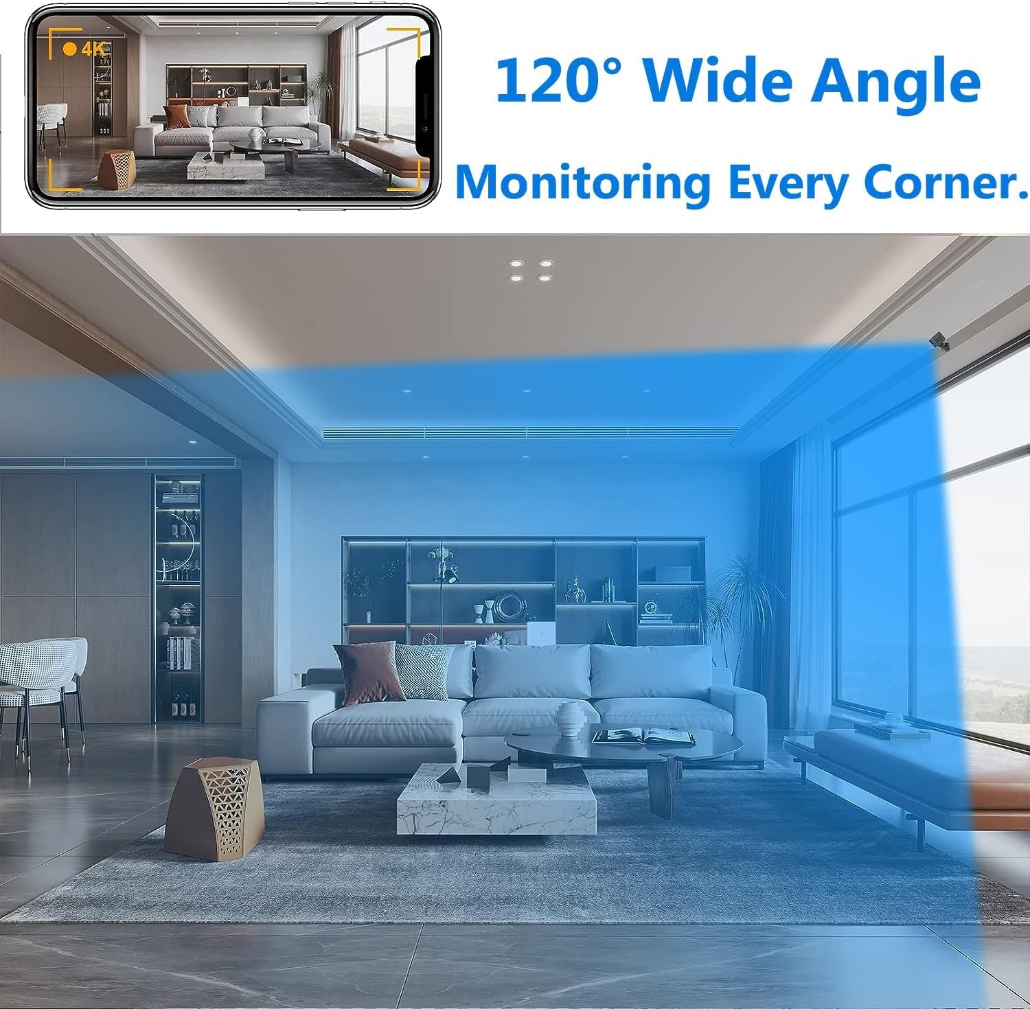 Indoor Camera 1080P Night Vision Motion Detection