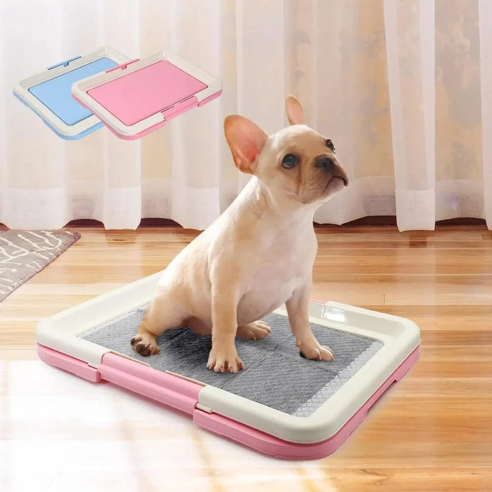 Indoor Dog Toilet Non-Slip Mat & Sturdy Frame Easy Clean