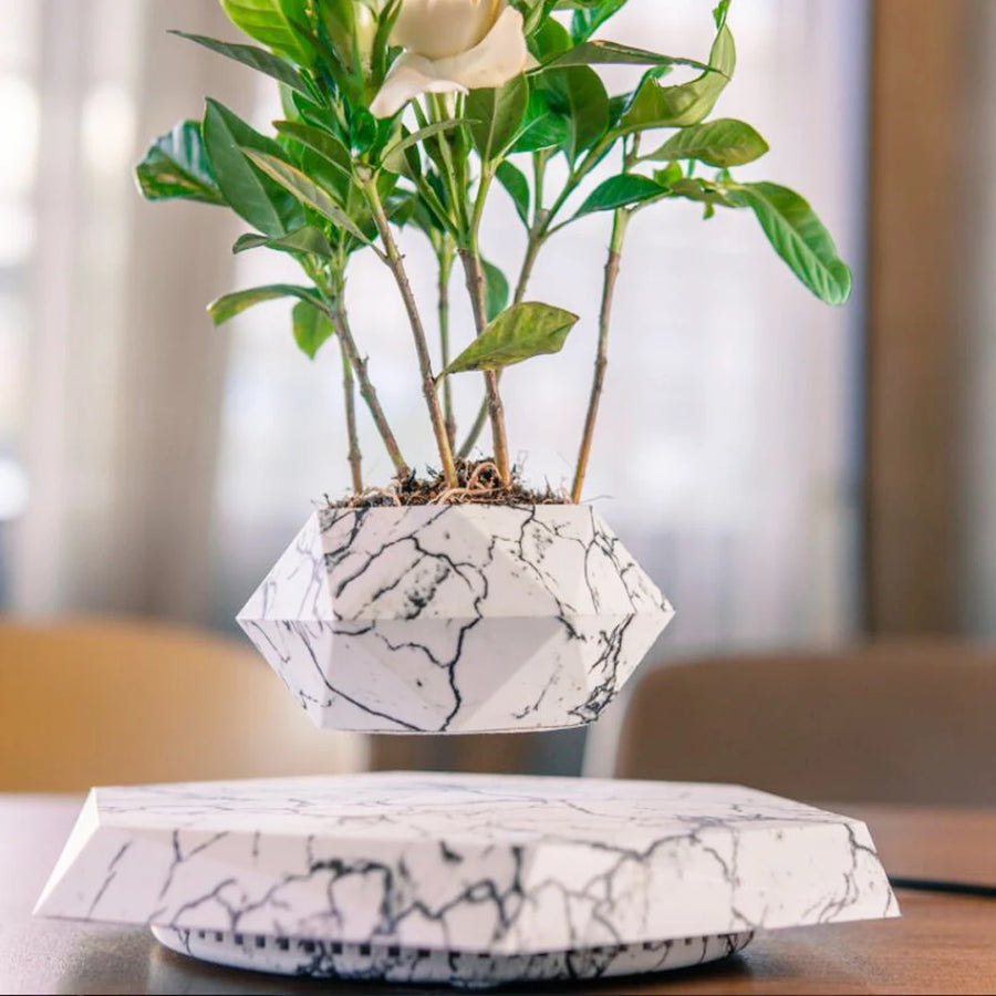 Indoor Floating Plant Pot 360° Rotation Lightweight & Cable-Free