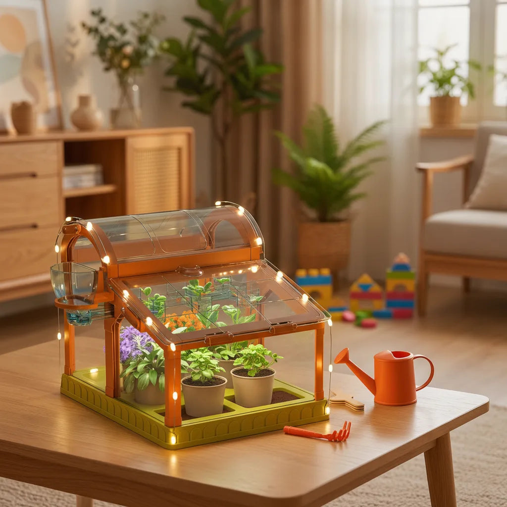 Indoor Greenhouse For Kids Acrylic Mist System