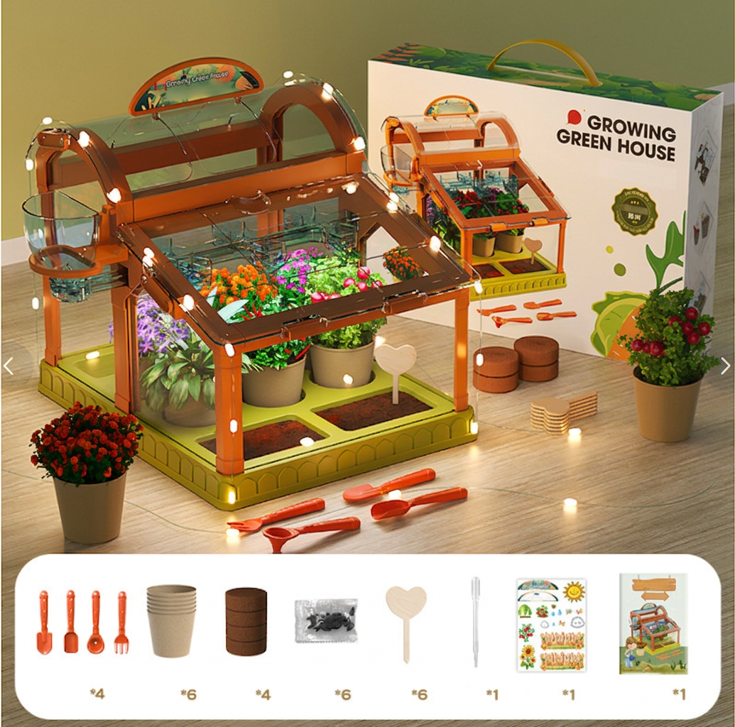 Indoor Greenhouse For Kids Acrylic Mist System