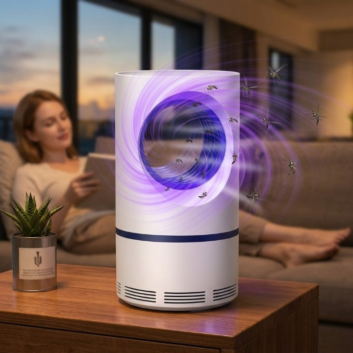 Indoor Insect Trap UV Light Strong Suction Chemical-Free