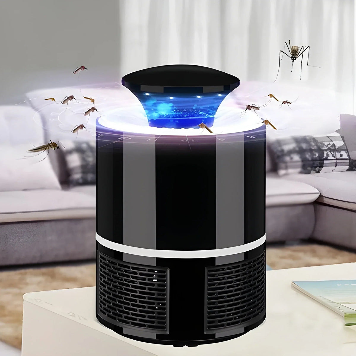 Indoor Mosquito Trap UV Light & Quiet Fan Chemical-Free