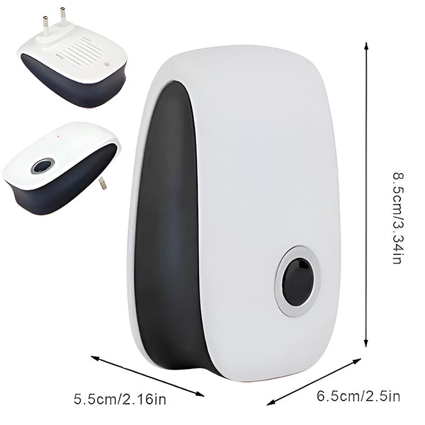Indoor Pest Repeller Ultrasonic Chemical-Free Plug-In