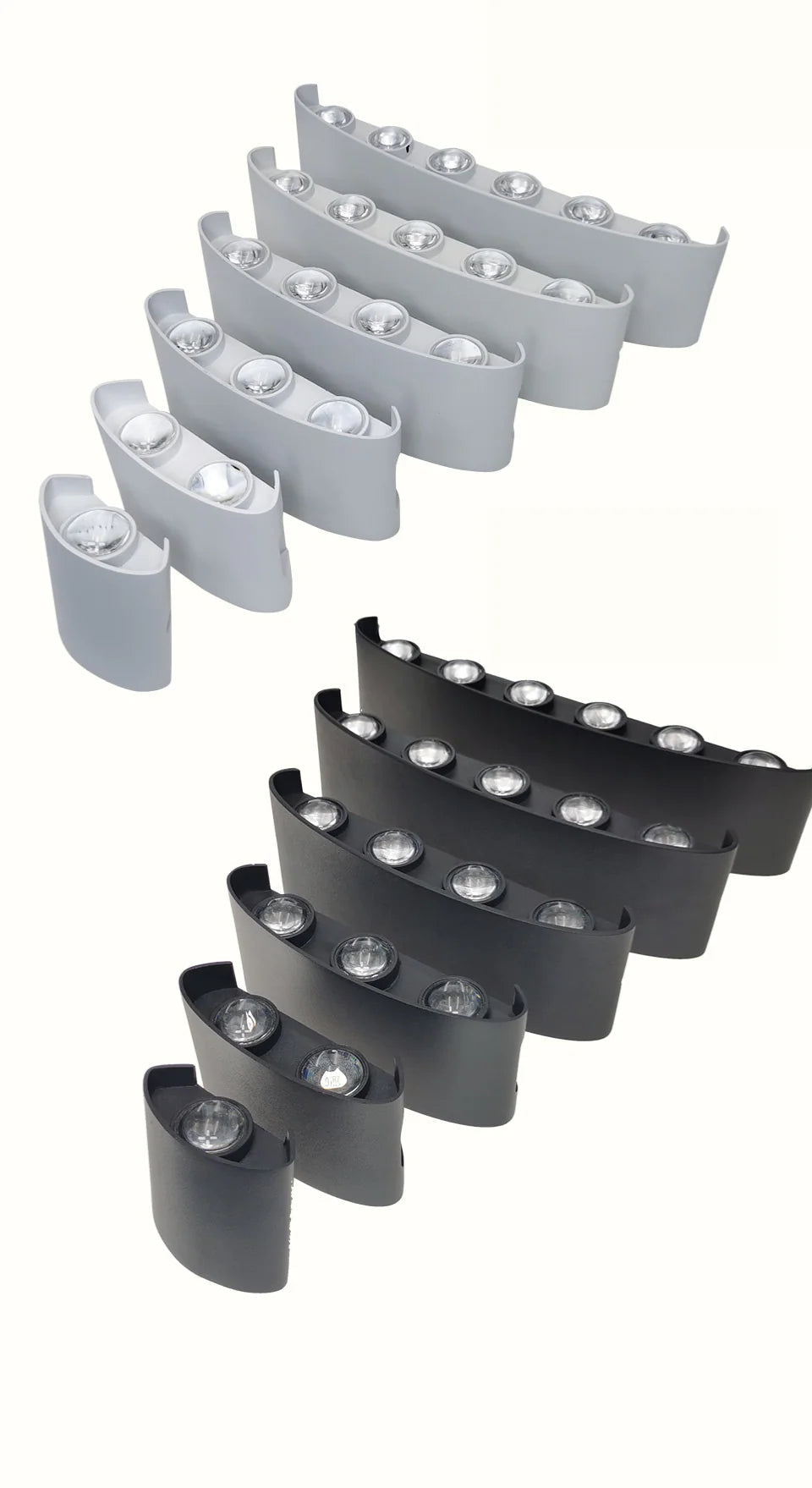 Indoor Wall Light Up-Down LED Warm White Aluminum