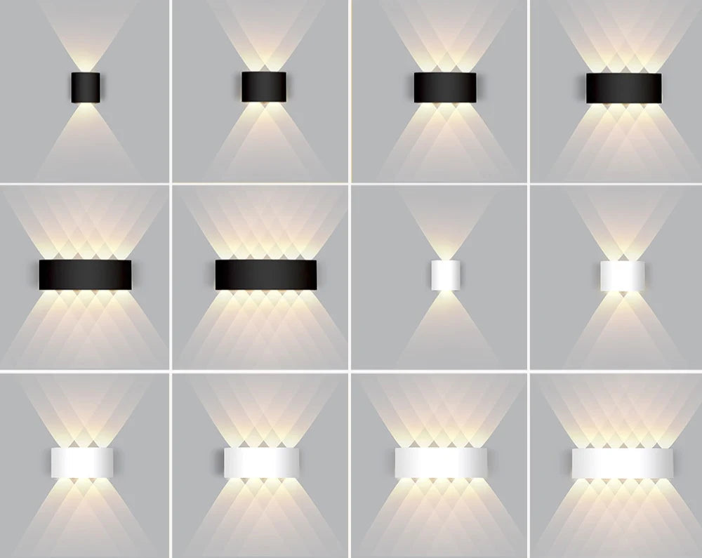 Indoor Wall Light Up-Down LED Warm White Aluminum
