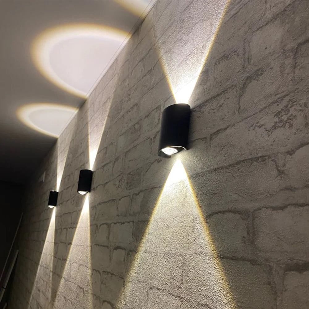 Indoor Wall Light Up-Down LED Warm White Aluminum