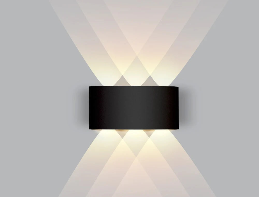 Indoor Wall Light Up-Down LED Warm White Aluminum