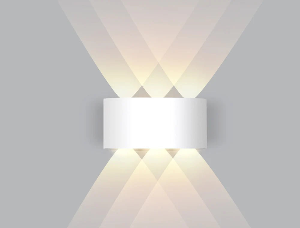 Indoor Wall Light Up-Down LED Warm White Aluminum