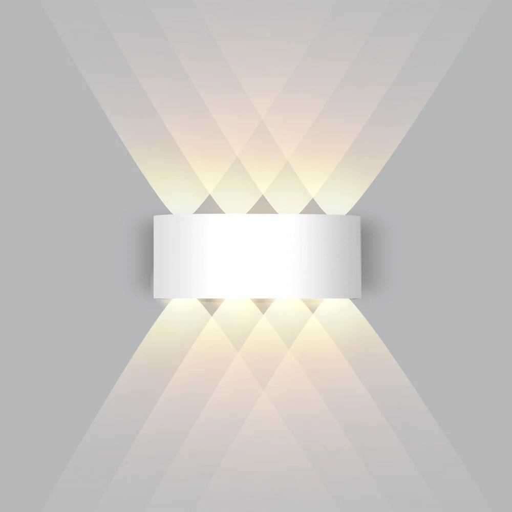 Indoor Wall Light Up-Down LED Warm White Aluminum