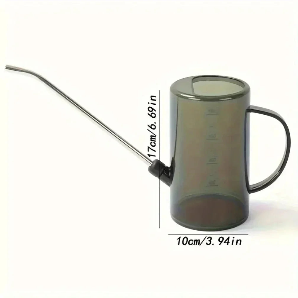 Indoor Watering Can Long Metal Spout Measurement Marks