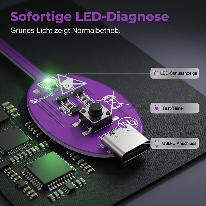 Inductance Meter Compact USB-C Powered LED Indicator