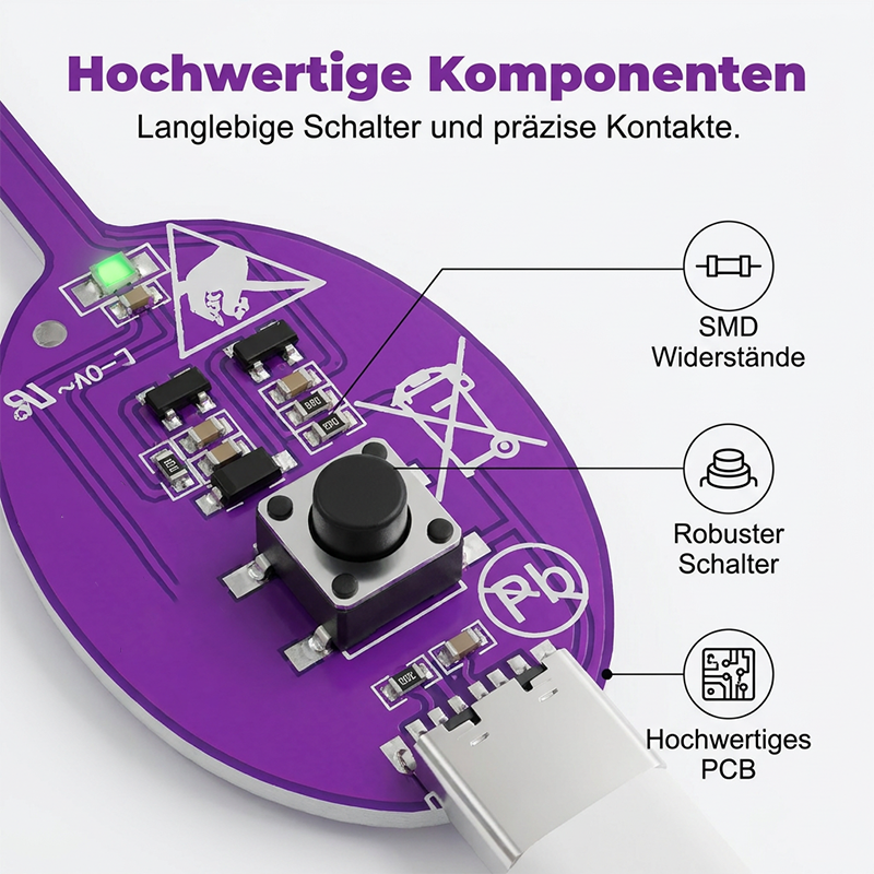 Inductance Meter Compact USB-C Powered LED Indicator