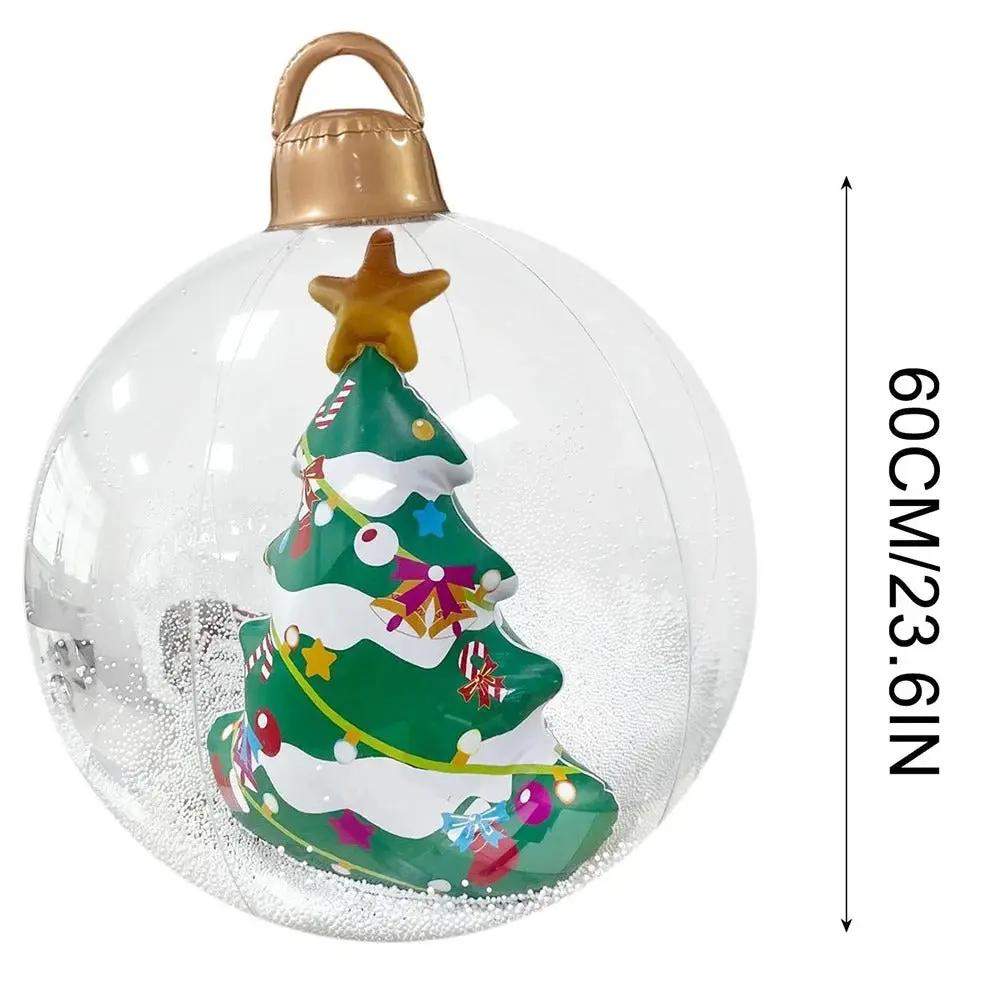 Inflatable Christmas Ornament Integrated LED & Remote 60 cm