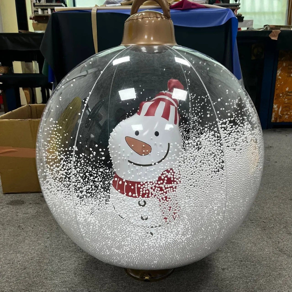 Inflatable Christmas Ornament Integrated LED & Remote 60 cm