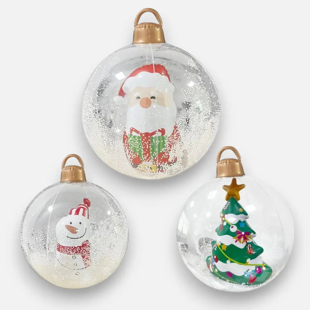 Inflatable Christmas Ornament Integrated LED & Remote 60 cm