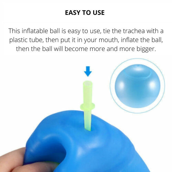 Inflatable Jumping Ball Tear-Resistant TPR Set of 2