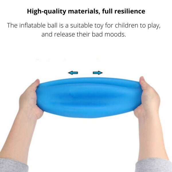 Inflatable Jumping Ball Tear-Resistant TPR Set of 2