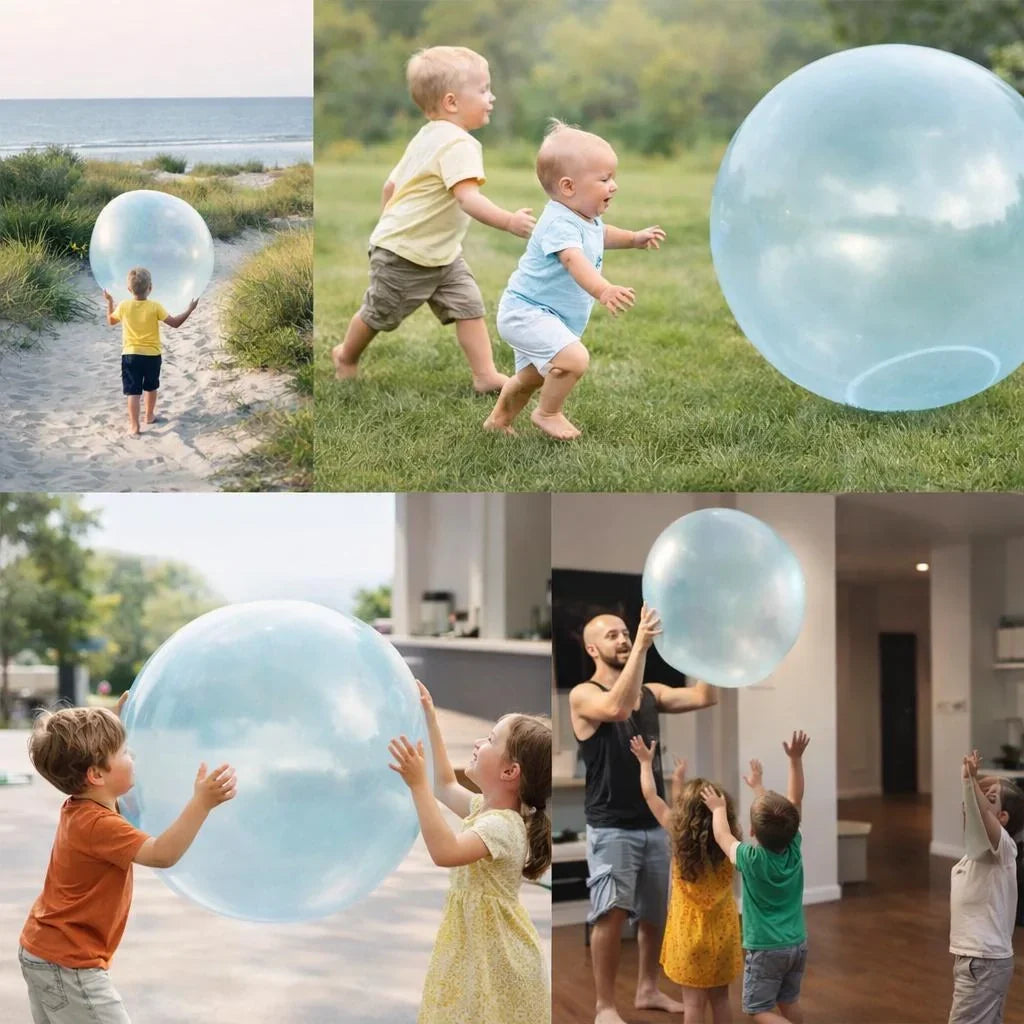 Inflatable Play Ball Tear-Resistant TPR & Self-Sealing Valve