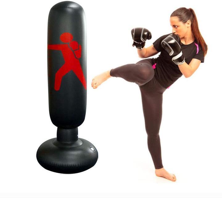Inflatable Punching Bag Stable Water Base Multi-Layer PVC