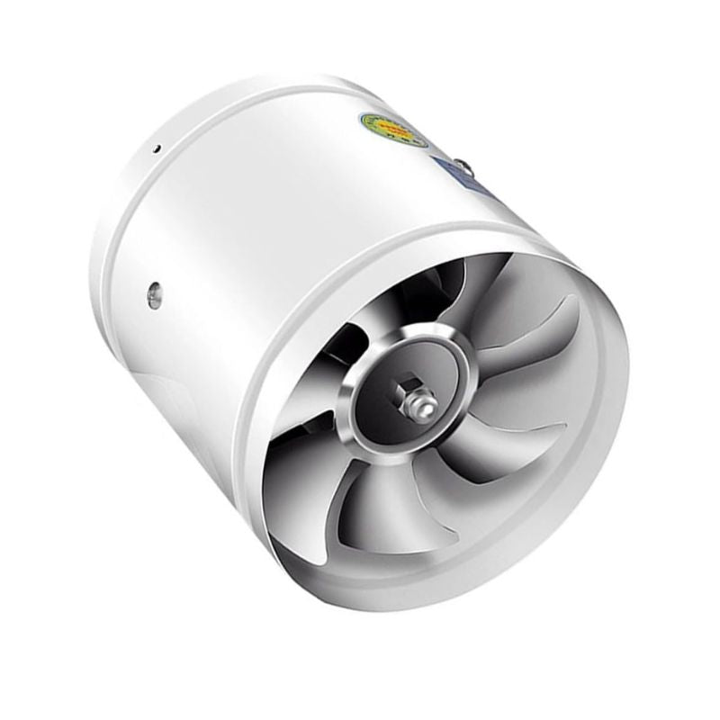 Inline Duct Fan Quiet Powerful Metal Housing