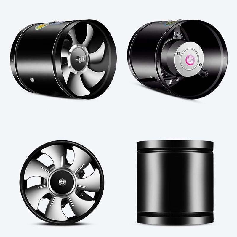 Inline Duct Fan Quiet Powerful Metal Housing